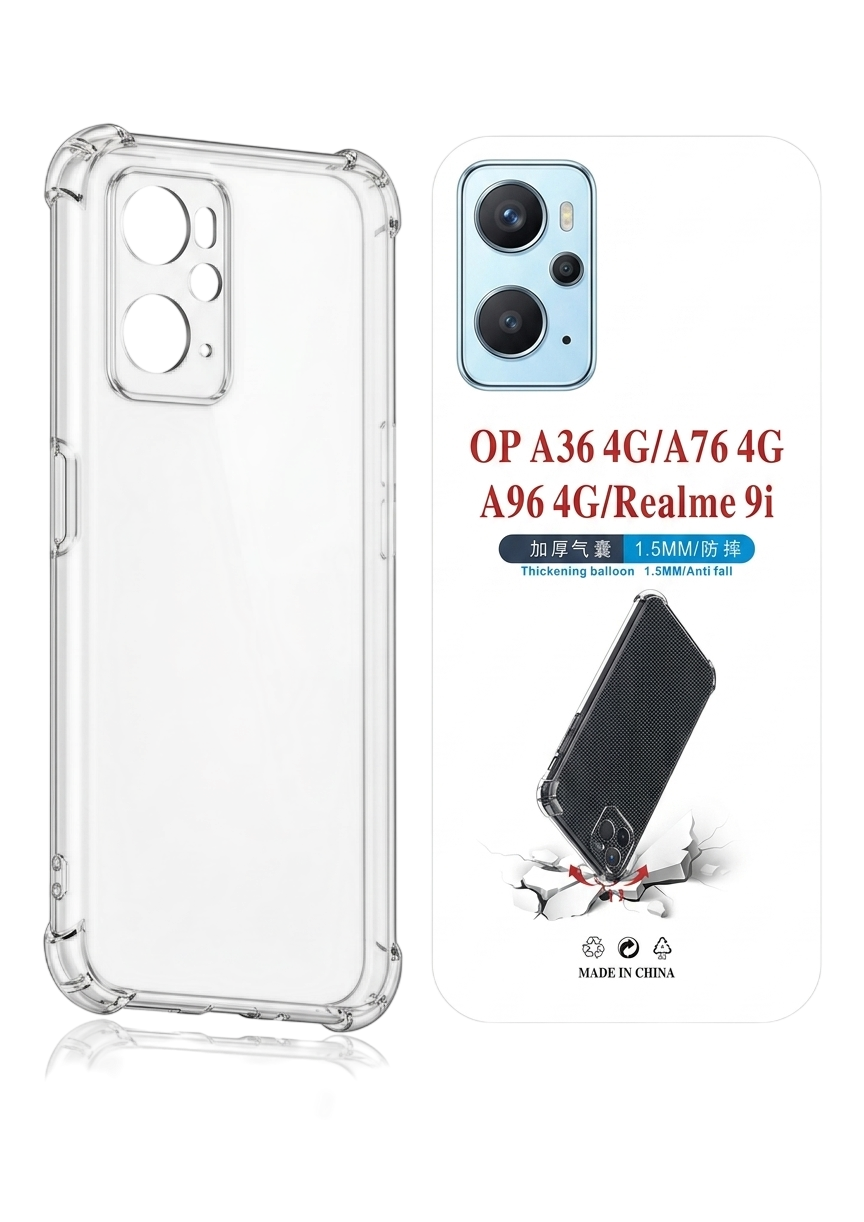 جراب OPPO A36 4G /A76/A96/REALME 9I شفاف