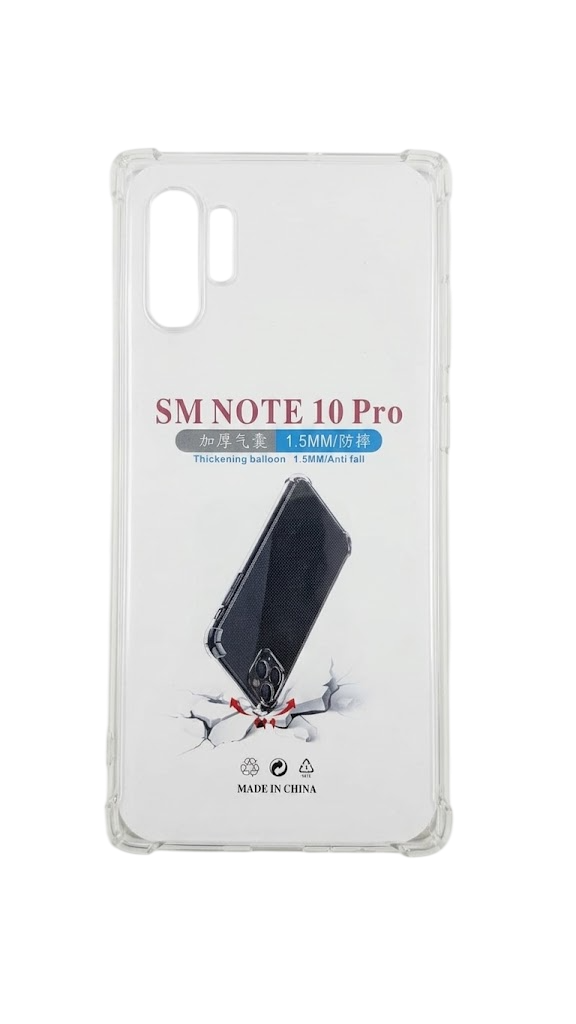 جراب SAMSUNG NOTE 10 PRO شفاف
