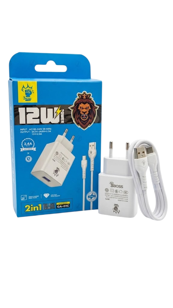 CHARGER 3BOSS GA-01C TYPE-C 12W