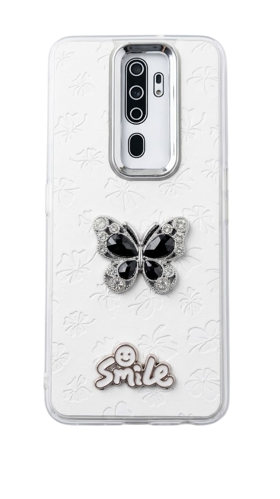 جراب OPPO A5 2020 فراشه استراس